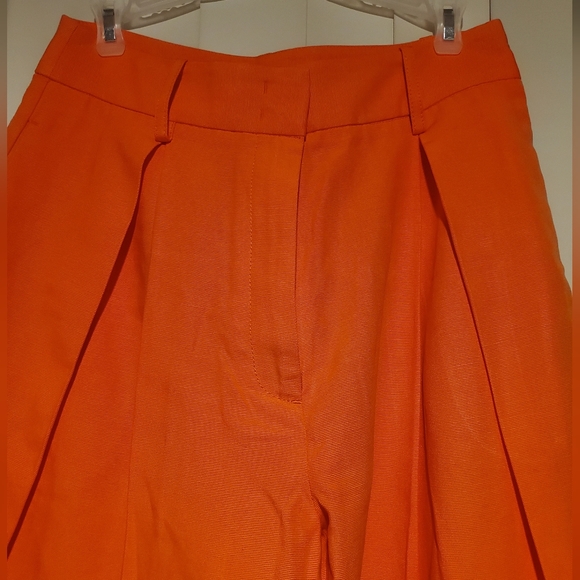 FARM Rio wide-leg orange pants - Picture 3 of 4